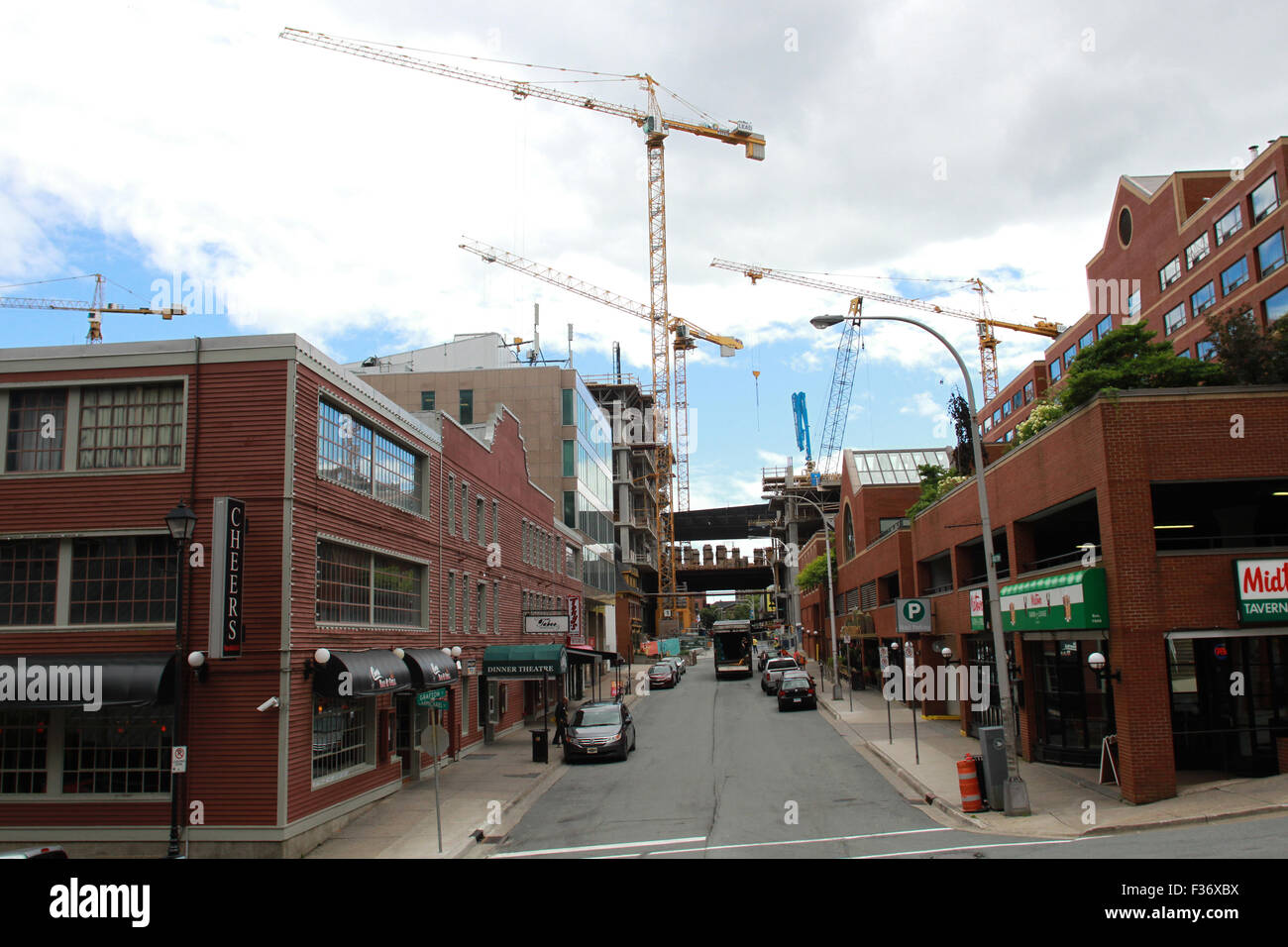 The new Convention Centre under construction in Halifax, N.S Stock
