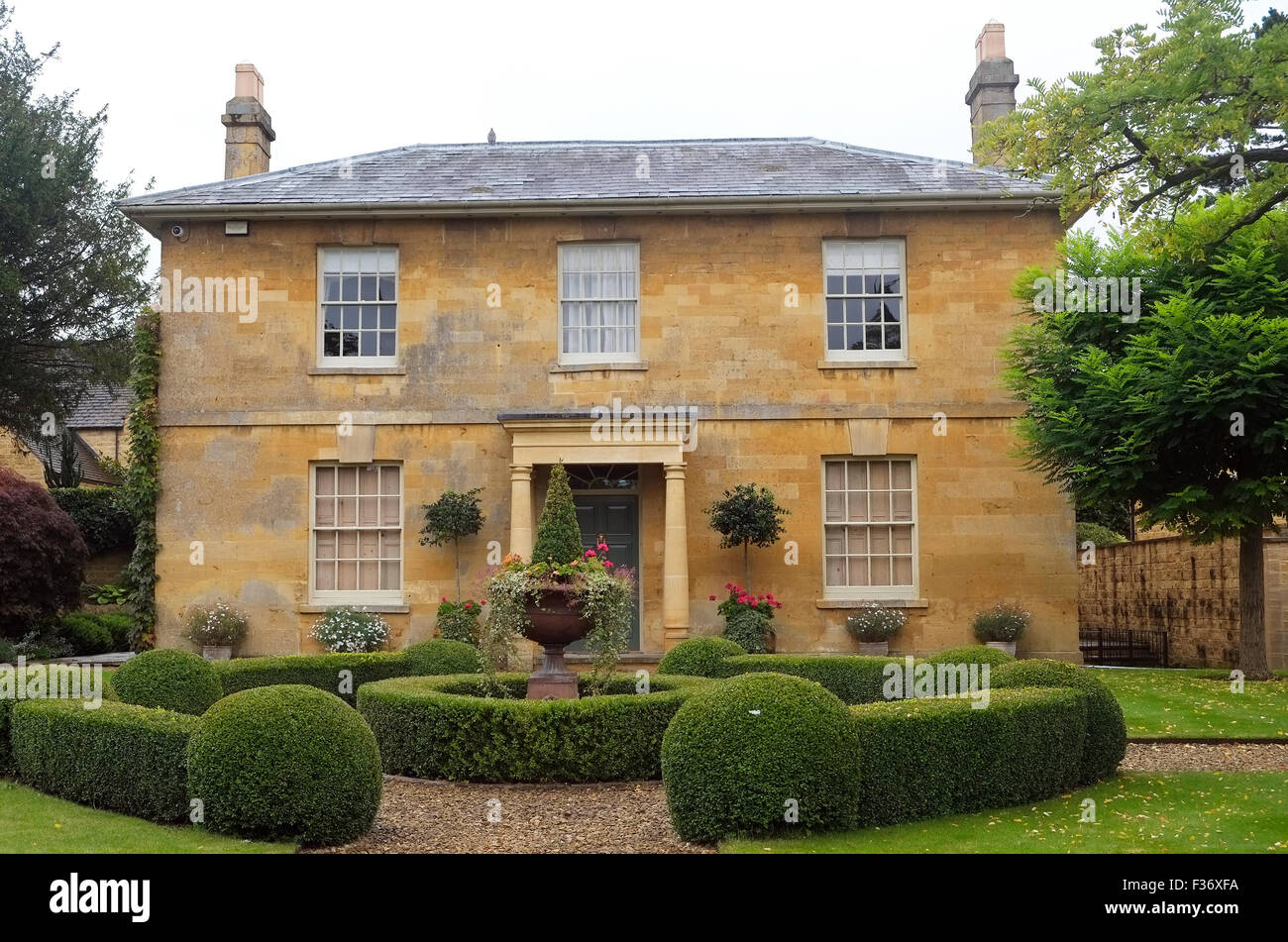 Georgian Cotswold Manor House Broadway Worcestershire England UK United ...