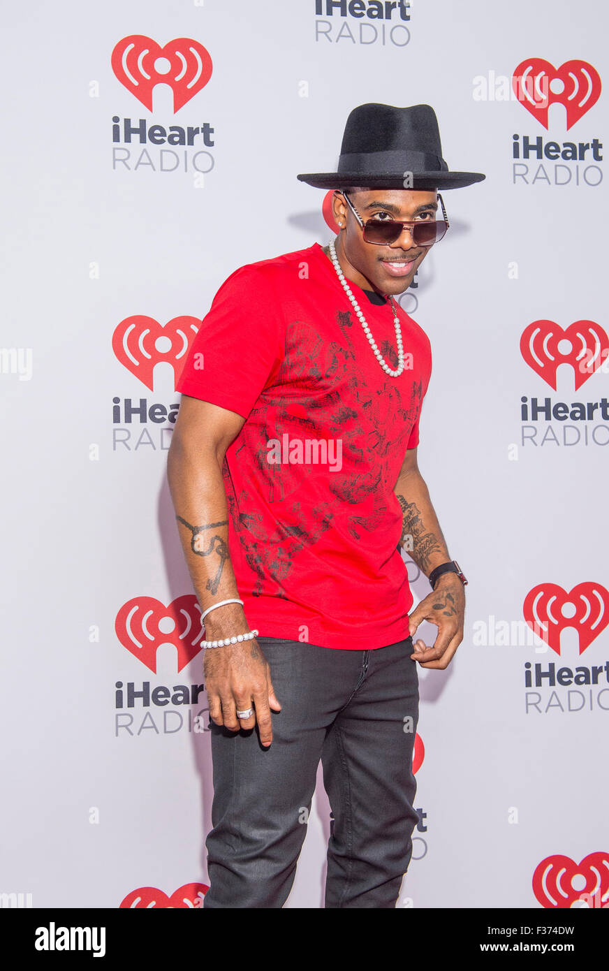 Recording artist Mario Barrett attends the 2015 iHeartRadio Music Festival in Las Vegas Stock Photo