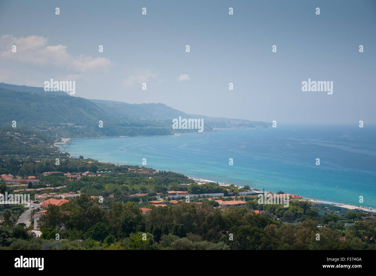 View of the marina of Nicotera, Calabria, Italy Stock Photo
