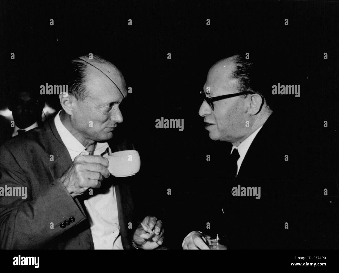 Dec. 26, 1974 - Menachem Begin and Moshe Dayan © Keystone Pictures USA ...