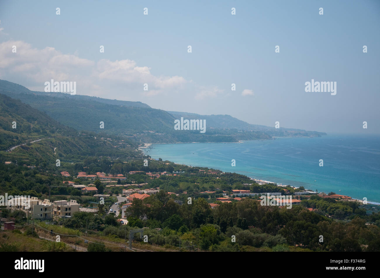 View of the marina of Nicotera, Calabria, Italy Stock Photo