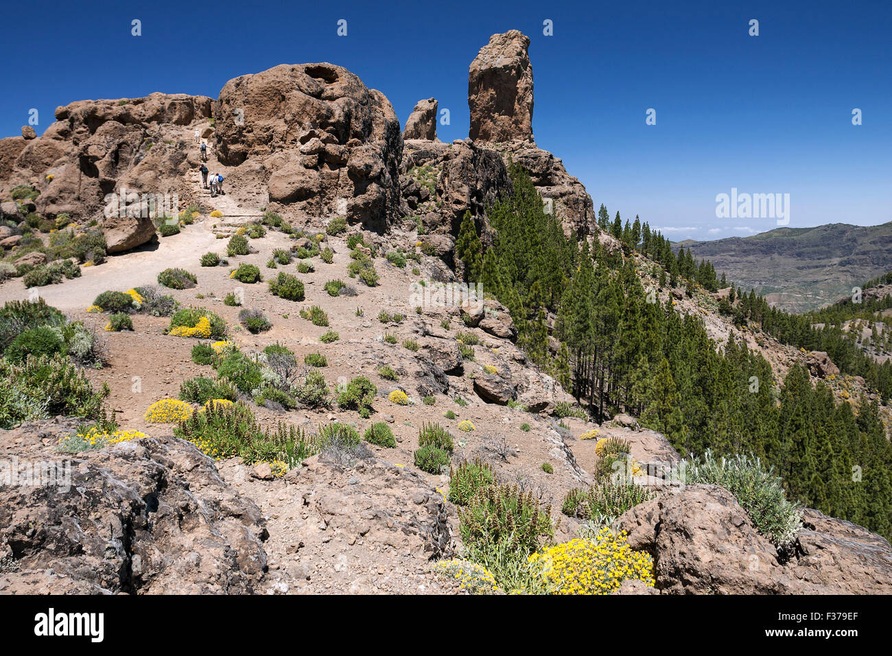 Roque Nublo, Gran Canaria, Canary Islands, Spain Stock Photo