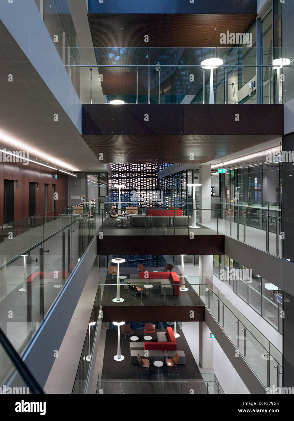 View of atrium showing multiple levels. Faculty of Engineering ...