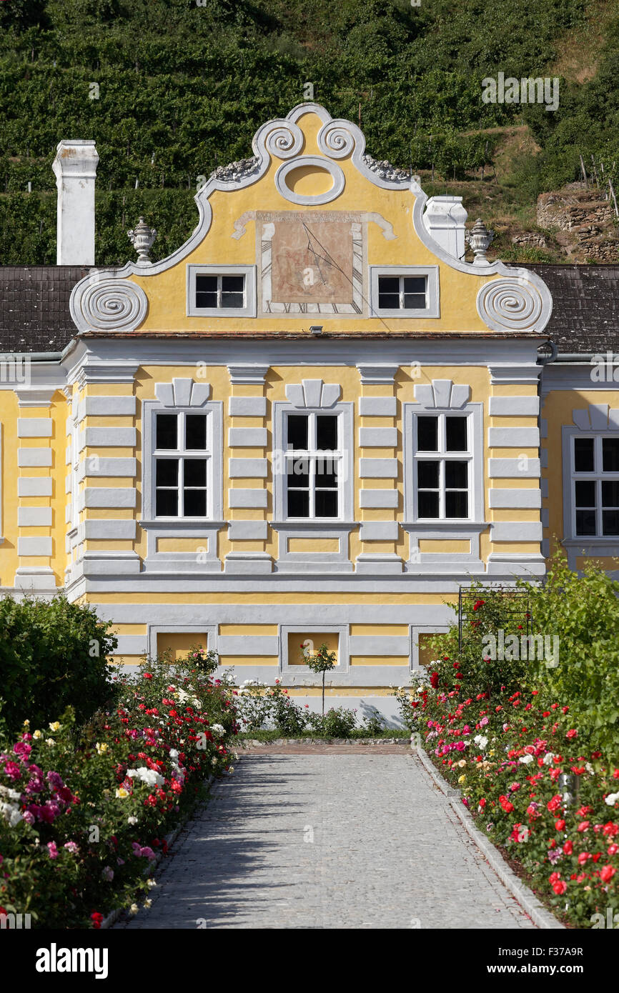 Baroque Cellar Palace, Dürnstein, Wachau, Waldviertel, Lower Austria, Austria Stock Photo