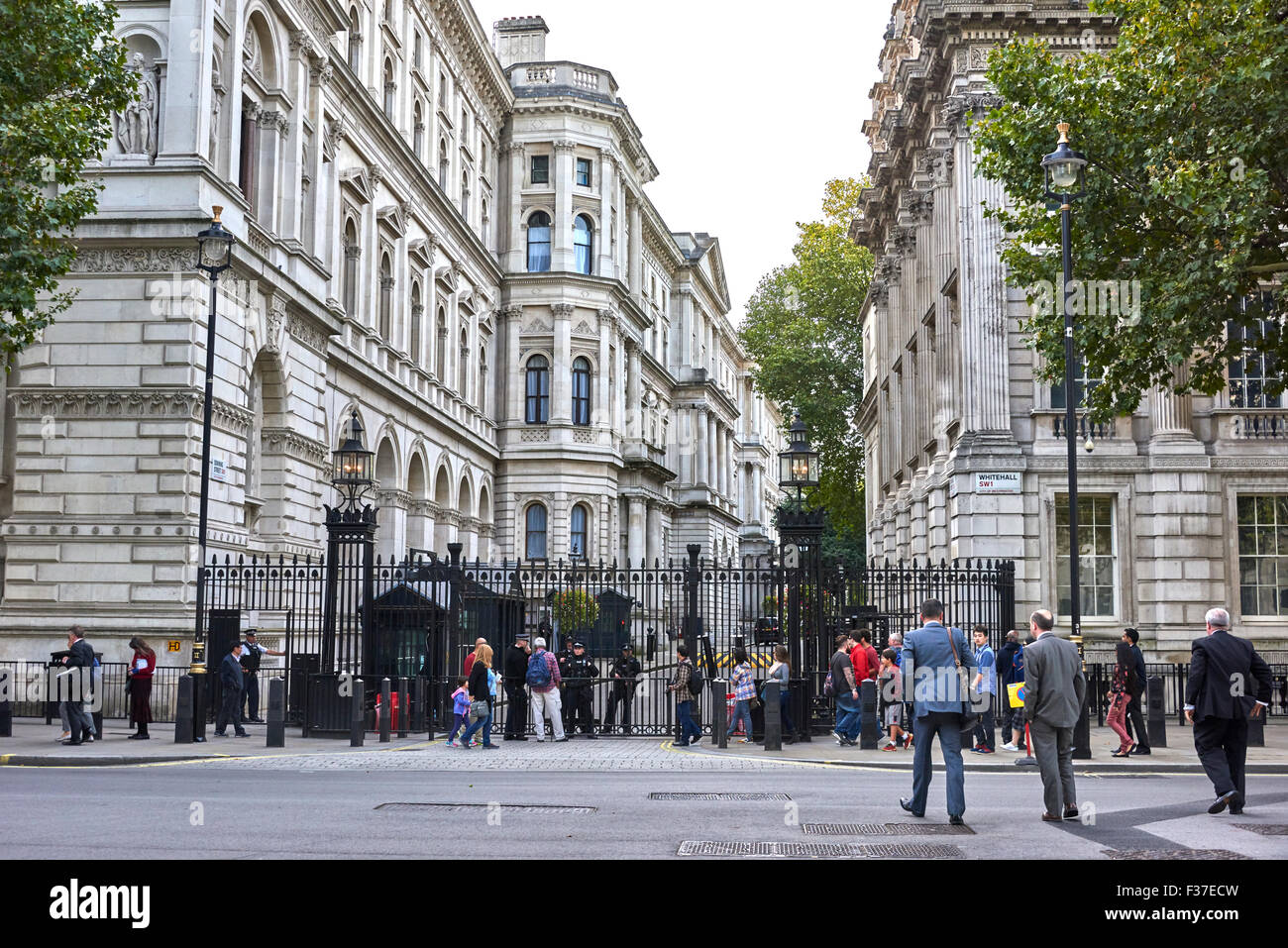 Downing Street in London, England Stock Photo