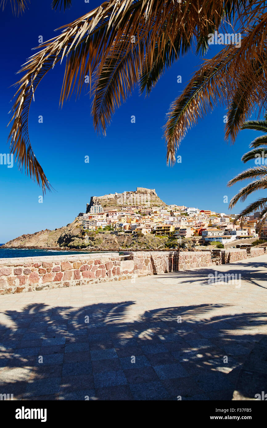 Castelsardo Town, Sardinia Stock Photo