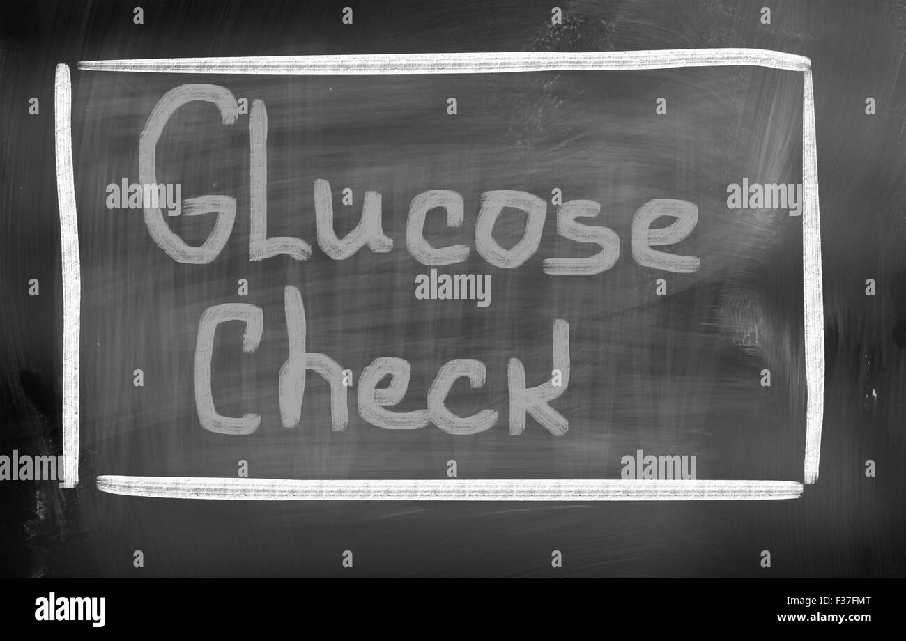 Glucose Check Concept Stock Photo