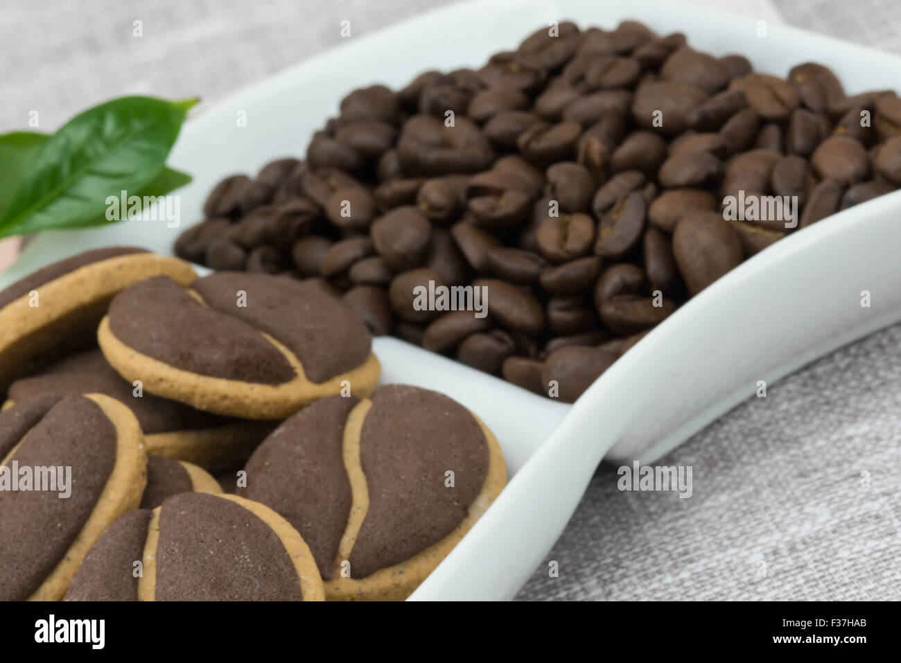 Coffee cookies Stock Photo