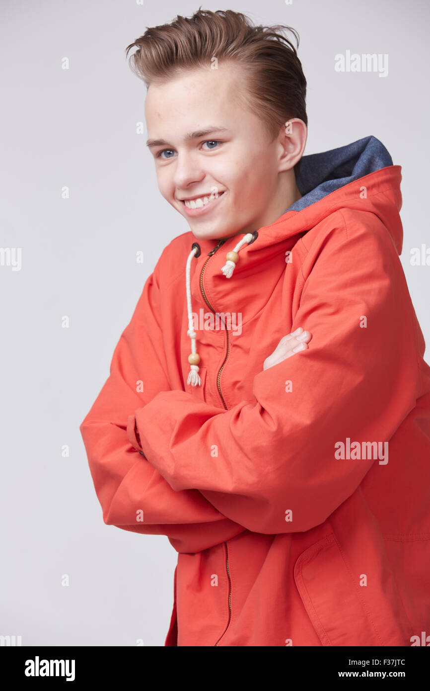 young guy in a sports jacket Stock Photo Alamy