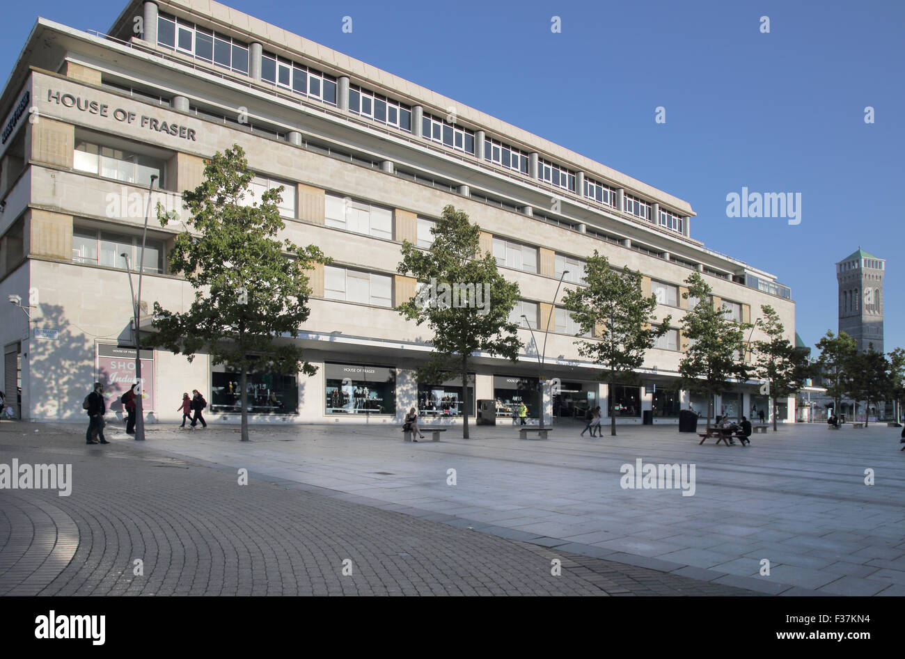 house of fraser in plymouth city centre Stock Photo Alamy