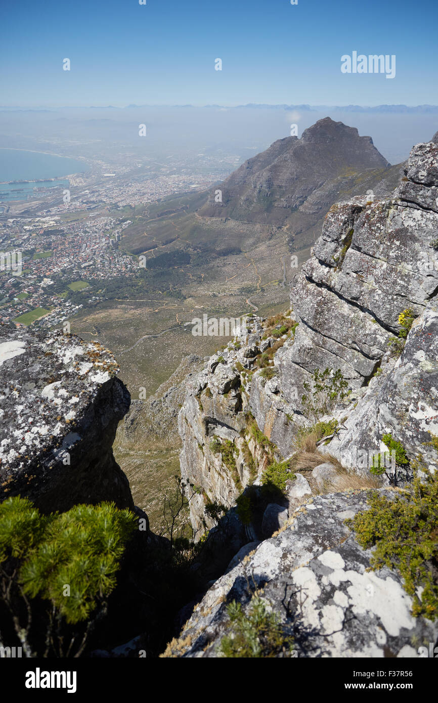 beautiful mountain landscape in South Africa from a height Stock Photo ...