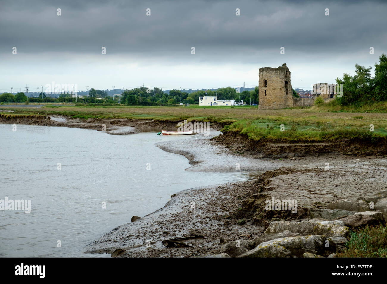 Flint Castle in North Wales Stock Photo Alamy
