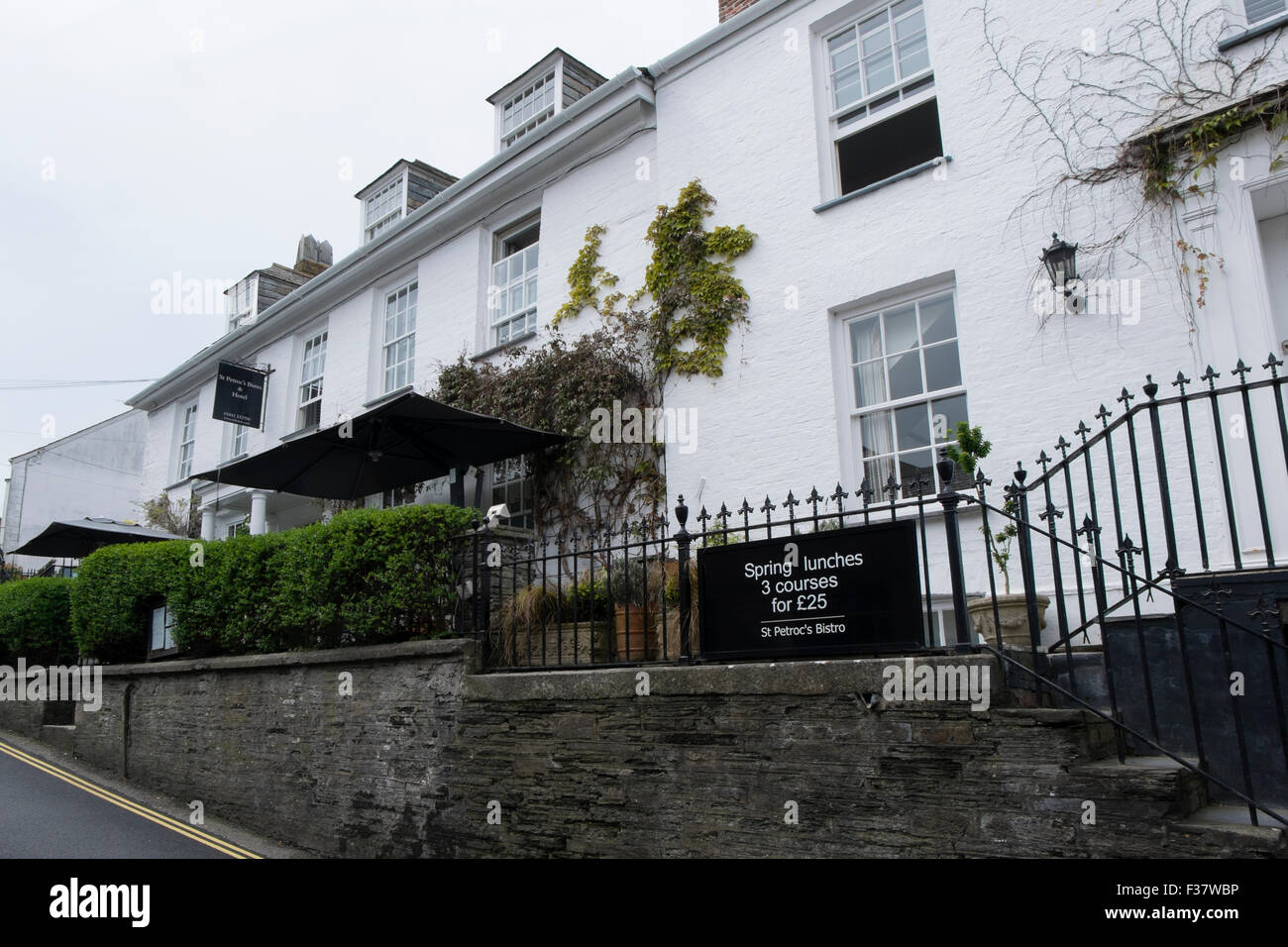 Rick Stein's hotel and bistro St Petroc's Padstow Cornwall UK Stock