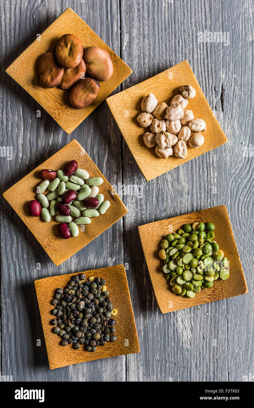 Dried pulses. Stock Photo
