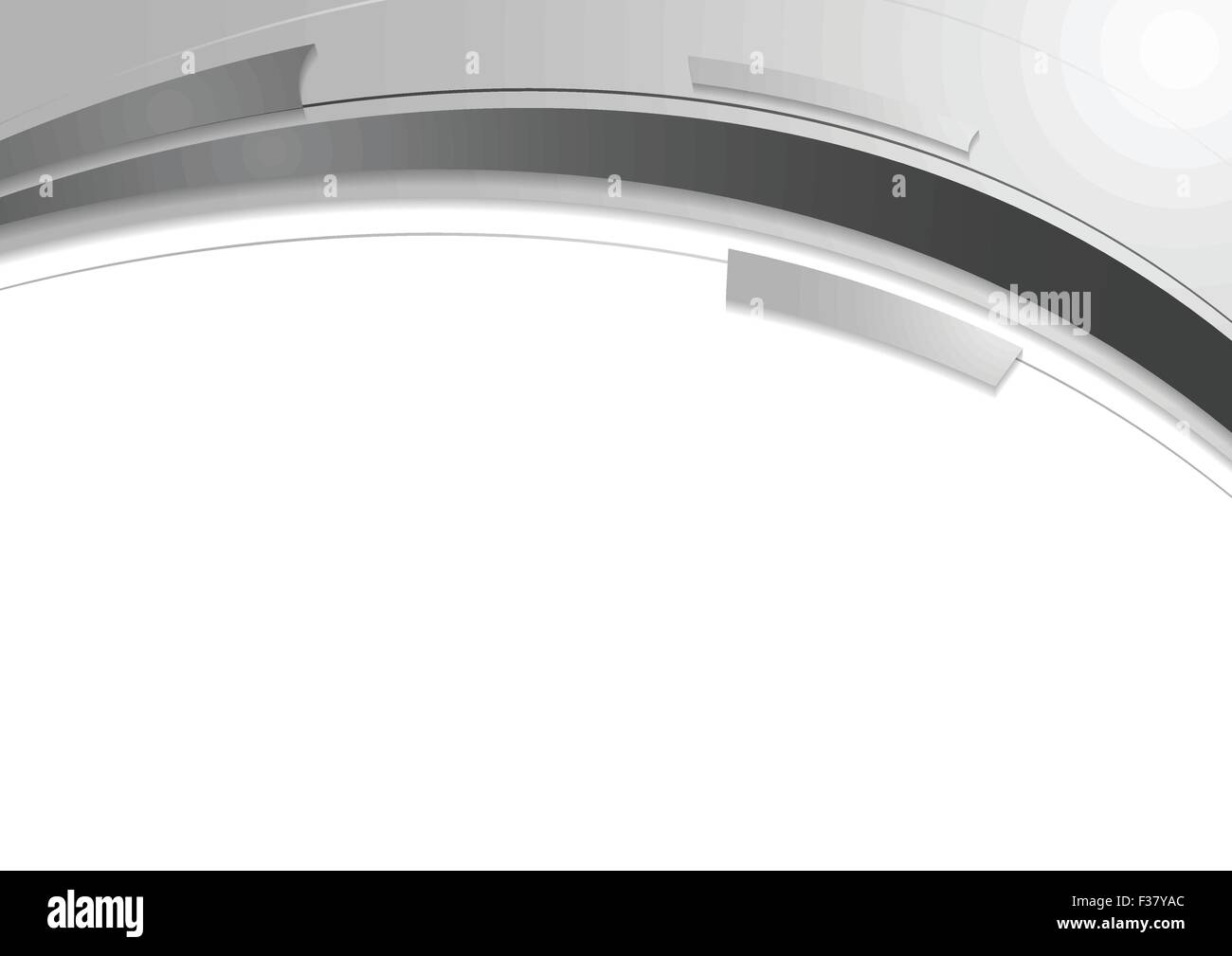 Grey white abstract wavy corporate design. Vector background Stock ...