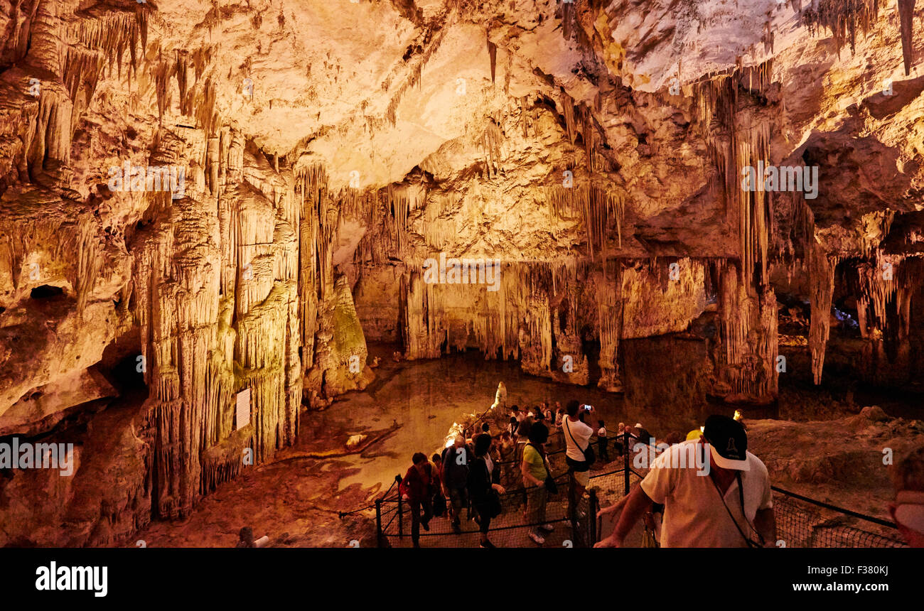 Neptunes Caves, Alghero, Sardinia Stock Photo