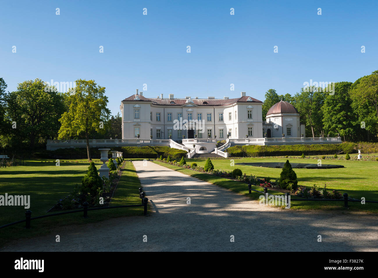 The Tiškevičiai Palace, Tiskevičius Palace, or Tyszkiewicz Palace, Palanga, Klaipėda County, Lithuania Stock Photo
