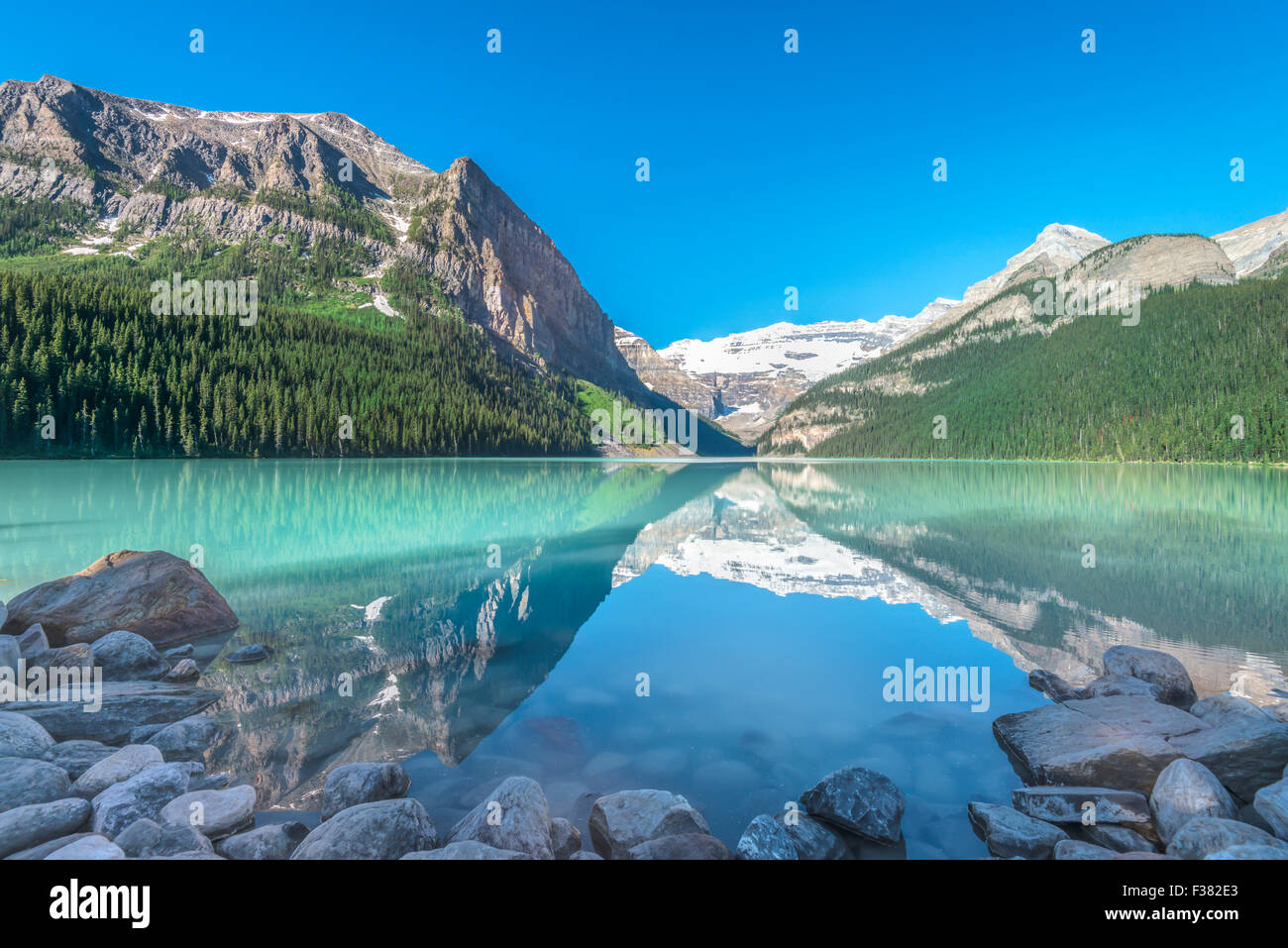 Lake Louise in Banff National Park, Canada Stock Photo - Alamy