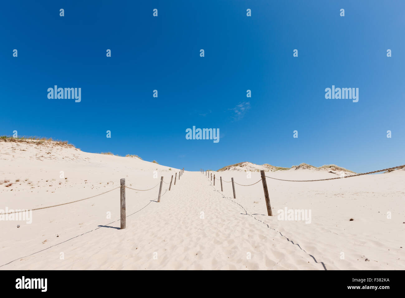 Moving Dunes in Slowinski National Park, Poland Stock Photo