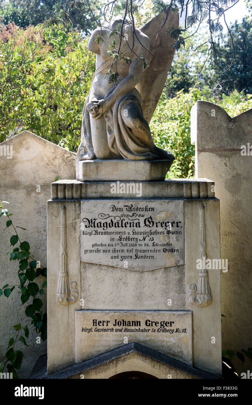 Cemetery St. Marx, Vienna, Austria Stock Photo