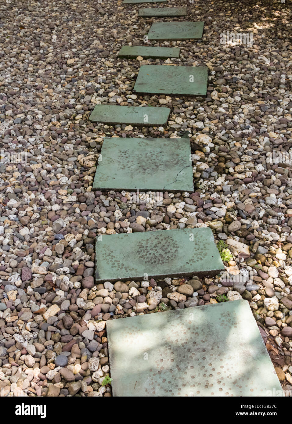 passage in the garden Stock Photo Alamy