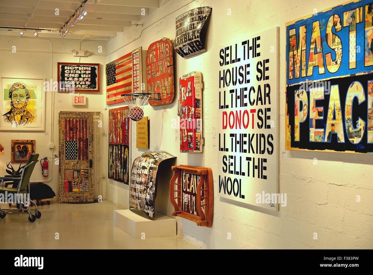 Florida Miami Wynwood Art gallery Stock Photo Alamy