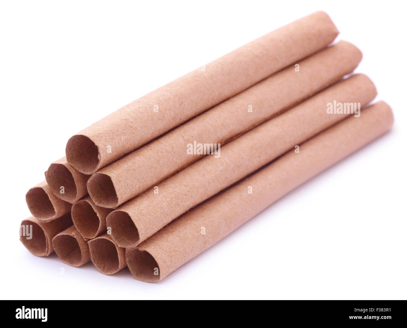 Paper rolls for making cigarette Stock Photo