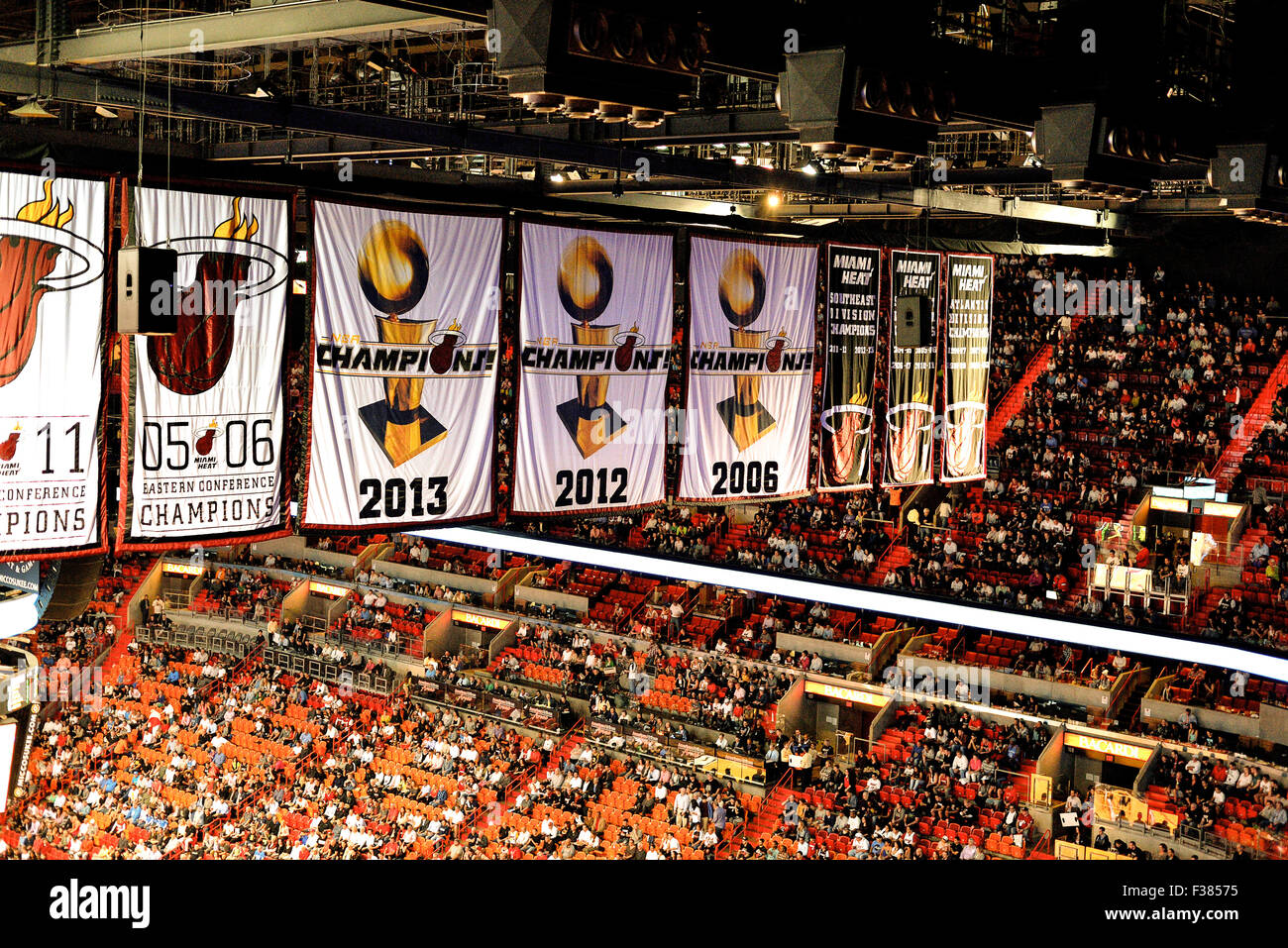 American Airlines Arena Miami Heat Stock Photo - Download Image