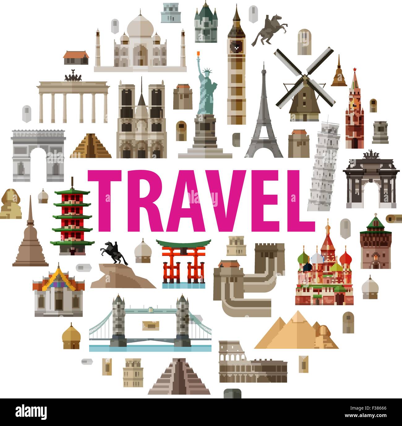 Sightseeing trek Stock Vector Images - Alamy