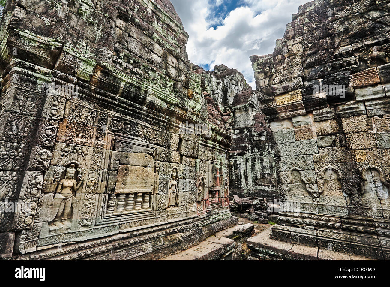 Preah Khan Temple Angkor Archaeological Park Siem Reap Province Cambodia Stock Photo Alamy