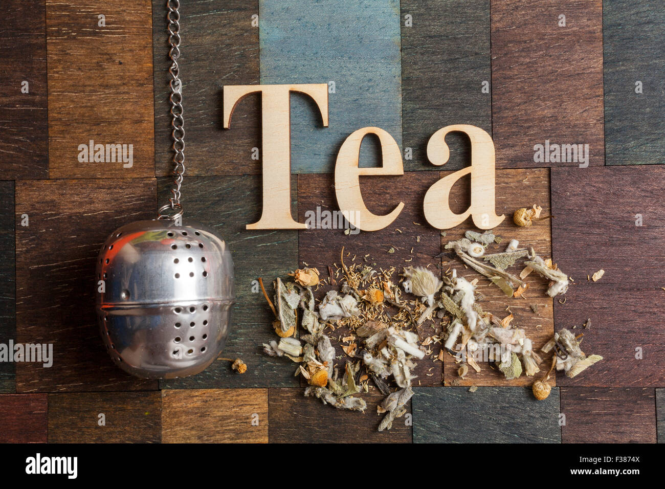 Tea time concept Stock Photo
