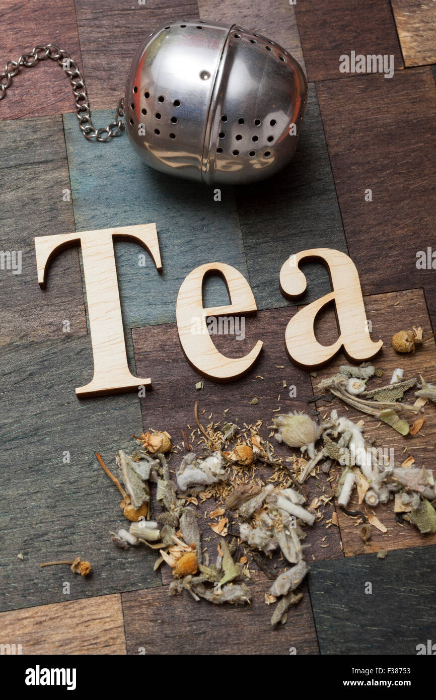 Tea time concept Stock Photo