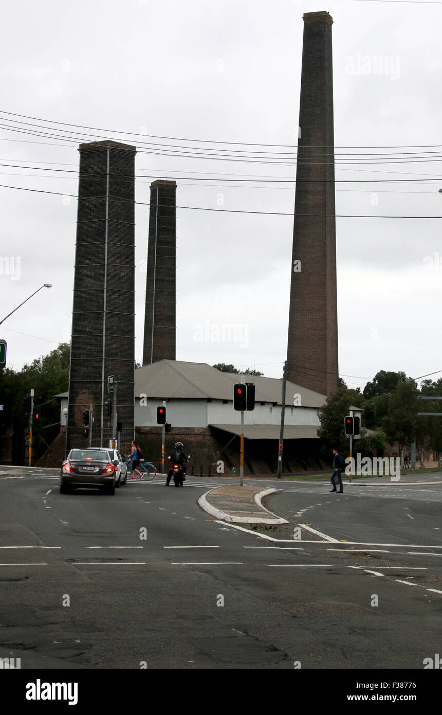 Park A&R Chimney Sydney Australia Stock Photo