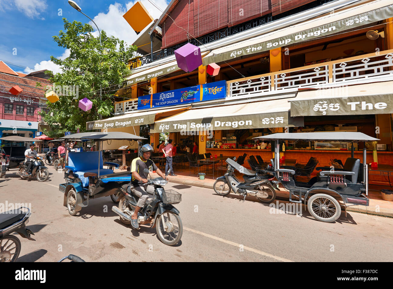 Old French Quarter, Siem Reap, Cambodia Stock Photo Alamy