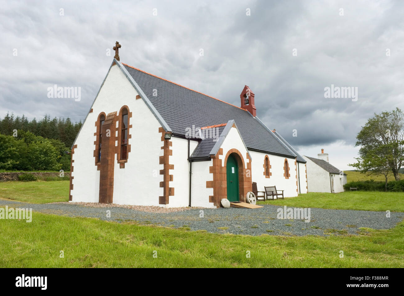 Kiel Church in Lochaline, Lochaber, Scotland. Stock Photo