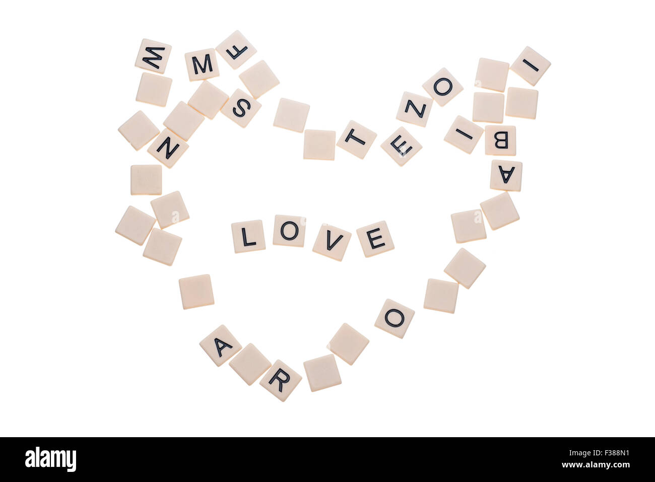 Alphabet tiles hi-res stock photography and images - Alamy