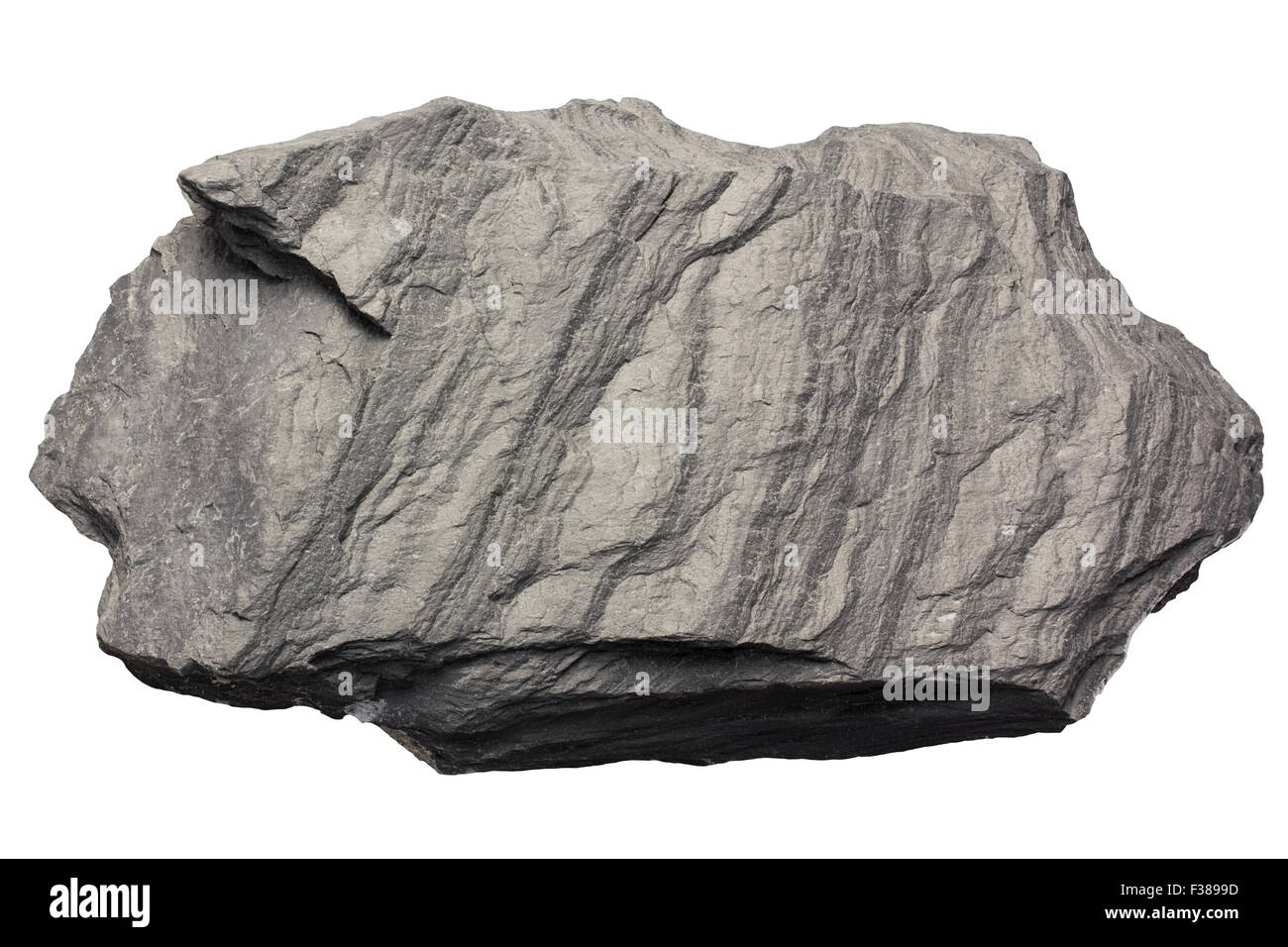 Slate (metamorphic rock) Stock Photo