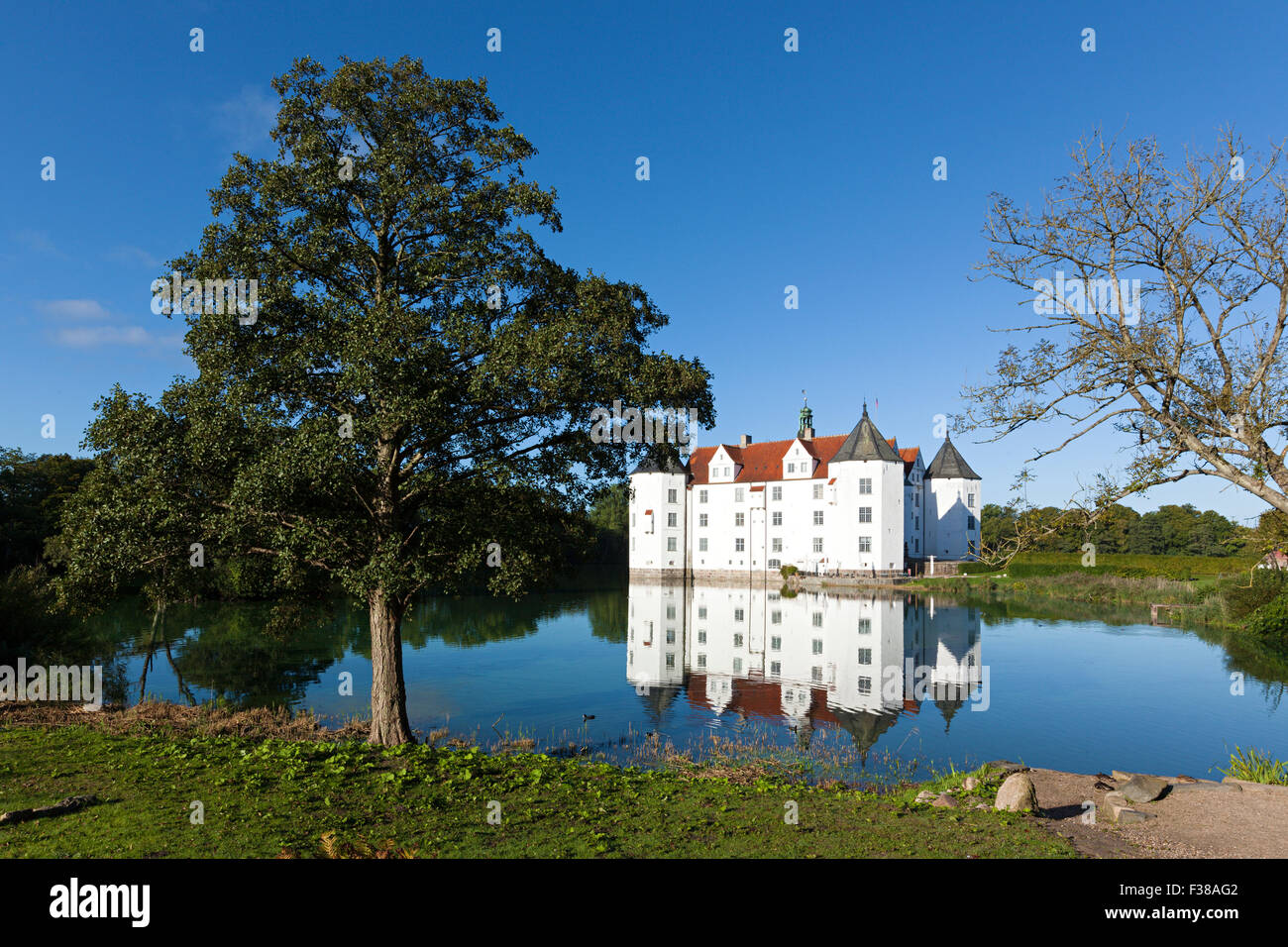 Glücksburg Water Castle Stock Photo