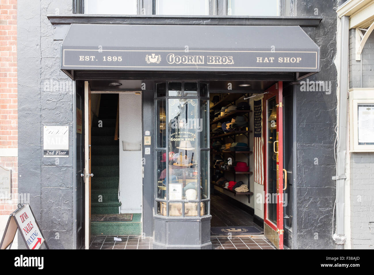 Goorin Bros hat shop in M Street NW Georgetown Washington DC