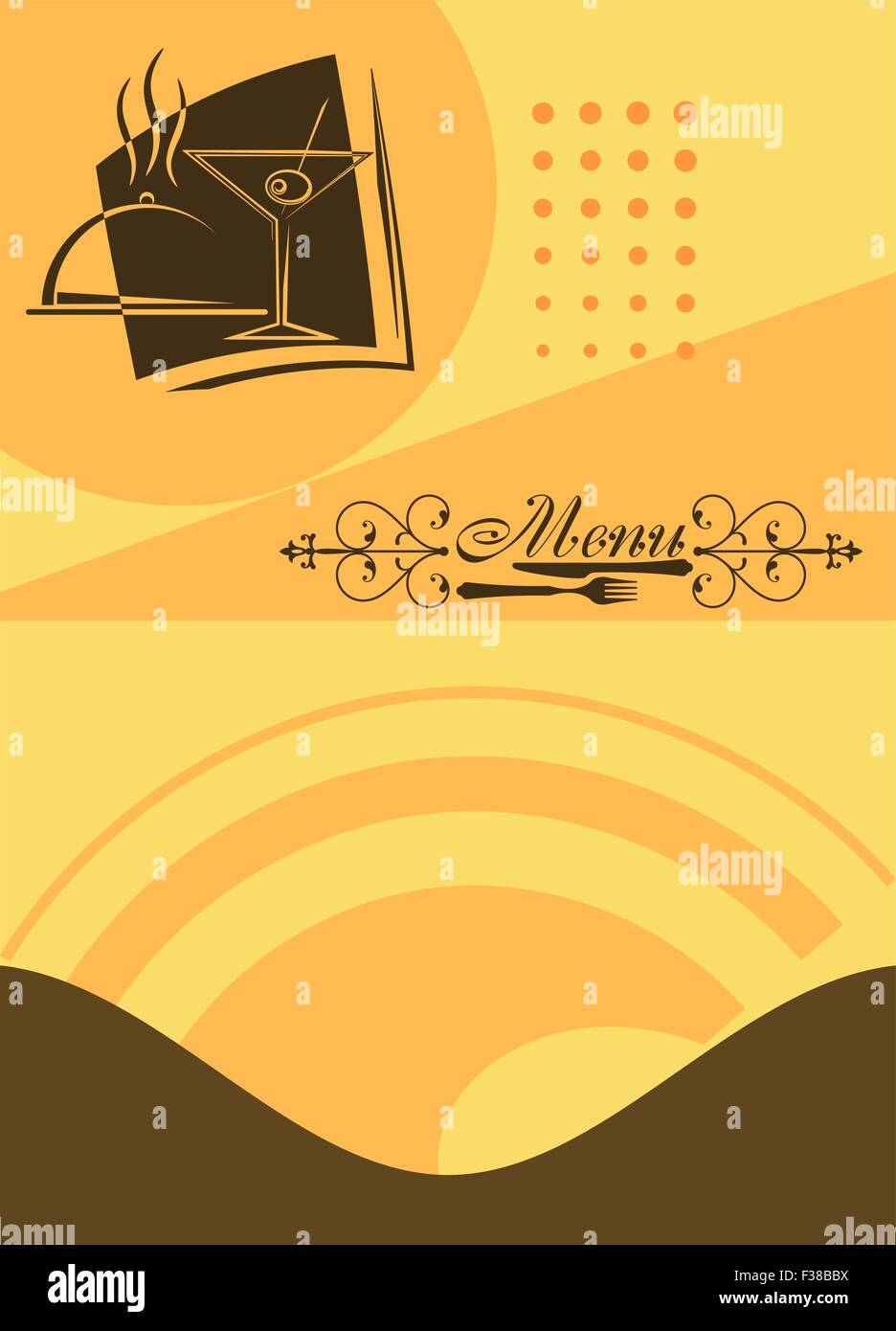 Menu Card Design Template Vector Art Stock Vector Image & Art - Alamy