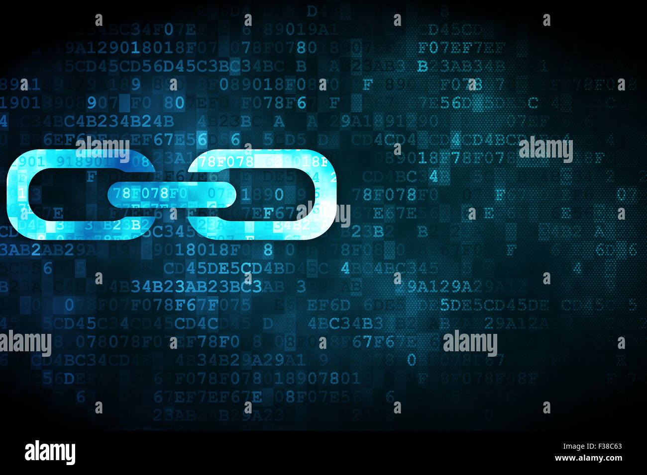Web development concept: Link on digital background Stock Photo - Alamy