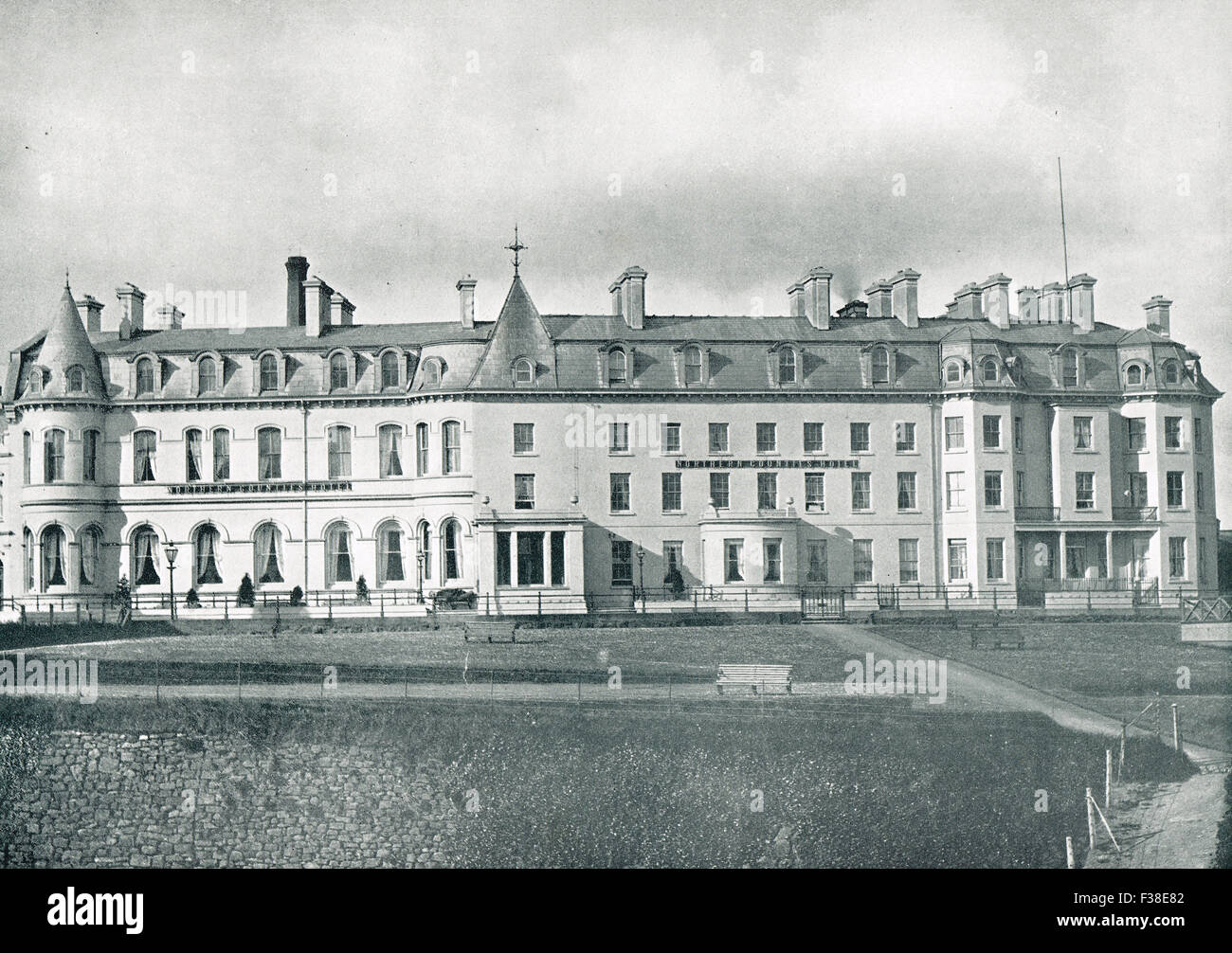 Northern Counties Hotel Portrush Northern Ireland 1902 Stock Photo