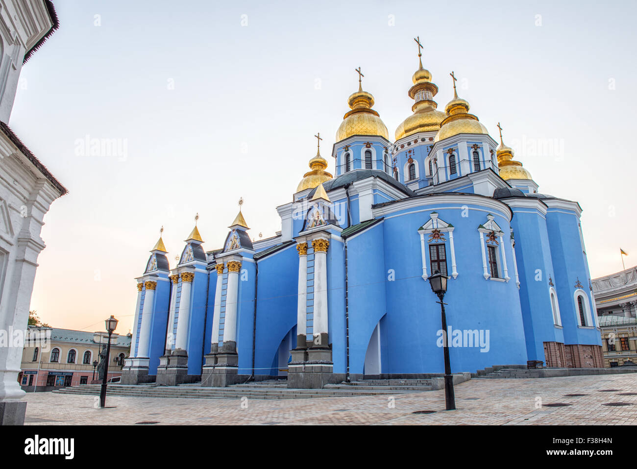 St. Michael's Golden-Domed Monastery - famous church complex in Kiev, Ukraine Stock Photo