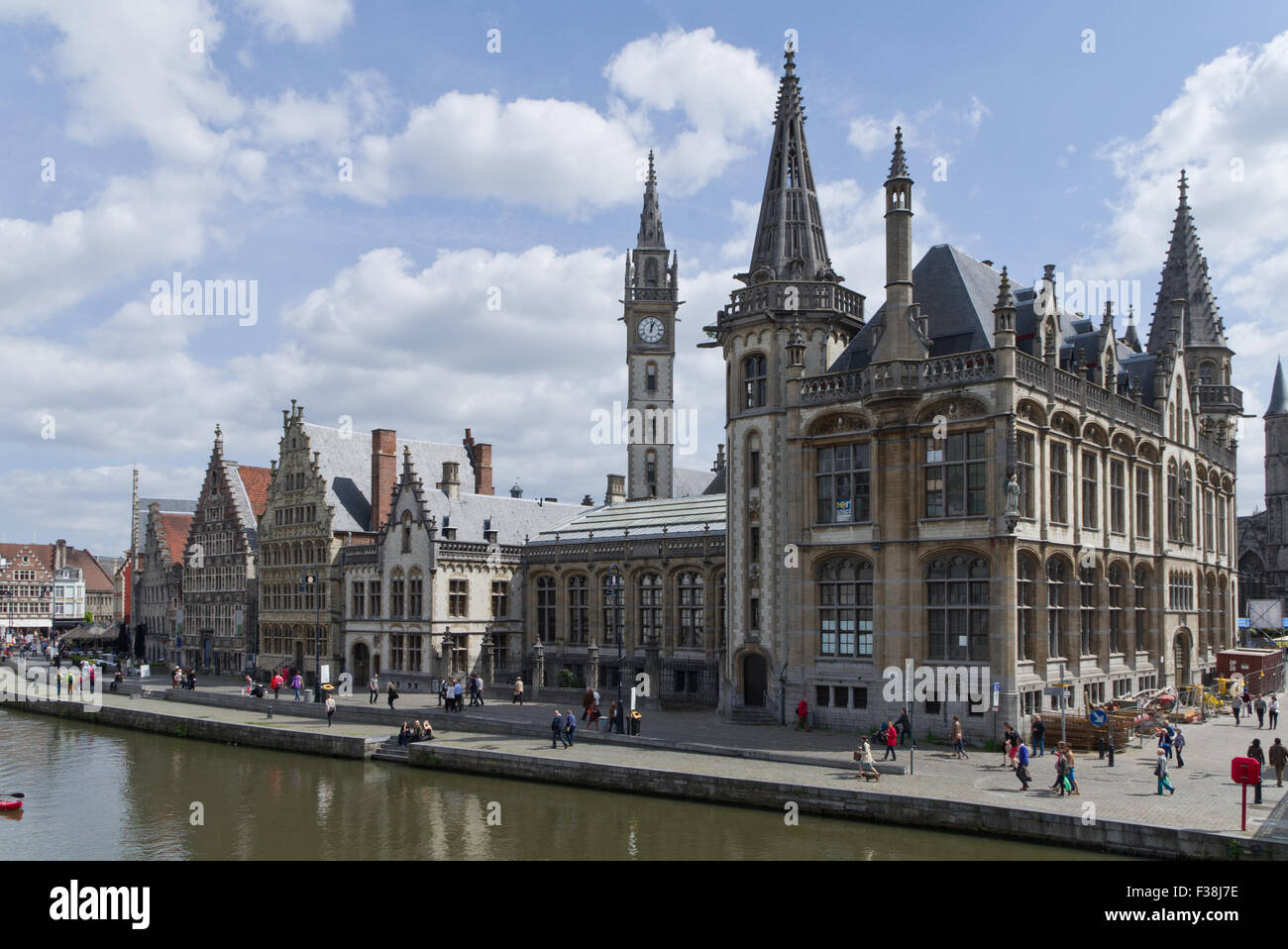 The old post office building in Ghent, Belgium Stock Photo - Alamy