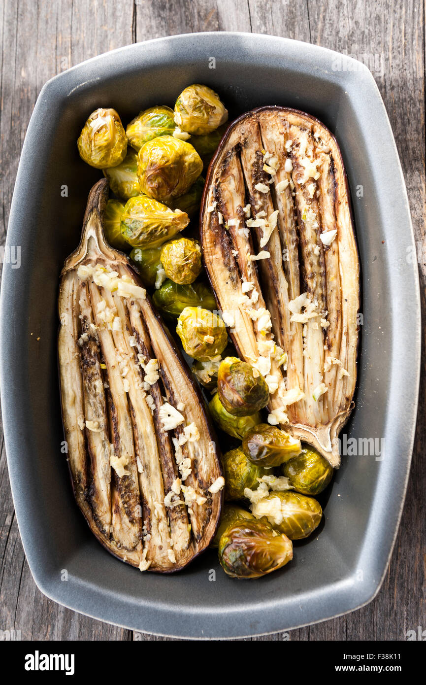 Roasted eggplant Stock Photo Alamy