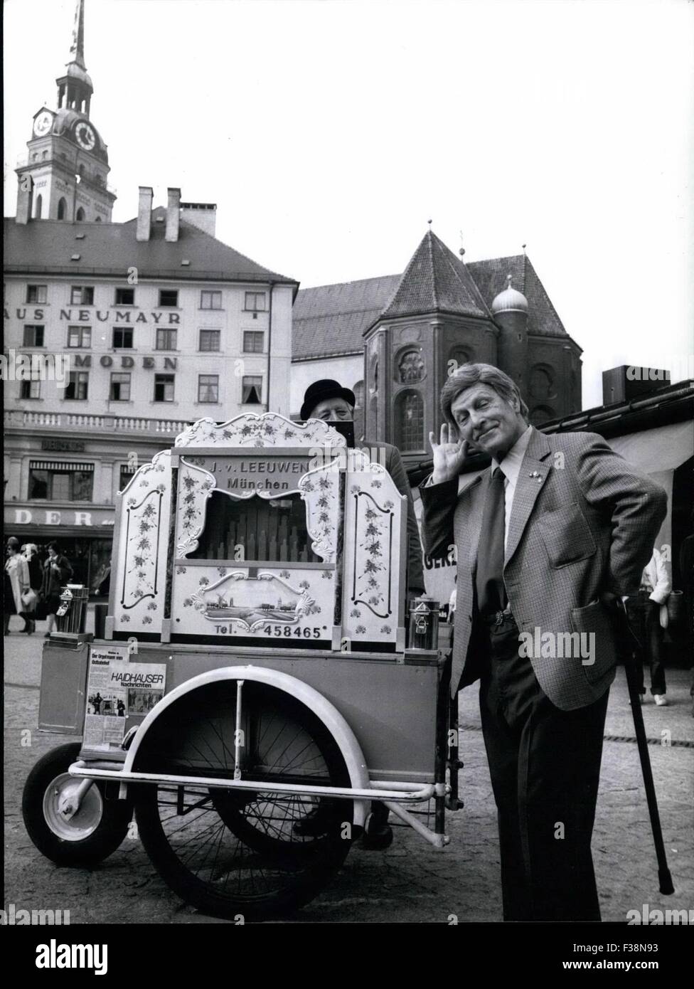 Dec. 21, 1978 - Charlie Rivel Stars In Munich: A promenade over the Viktualienmarkt. is one of the most favorite pleasures Charlie Rivel if he is in Munich (Picture) at the present the 82-year-old world famous clown stars in the Bavarian capital. Every evening he gives a performance of 1 1 /2 hours, and the audience is enthusiastically as at all times. No wonder, that the starring has been prolonges to April 27th. Then Charlie will go to Zurich, Basel and Vienna. In autumn he will come back again wants to be married again. Now he searches for the right woman, it has to be a German, and among Stock Photo