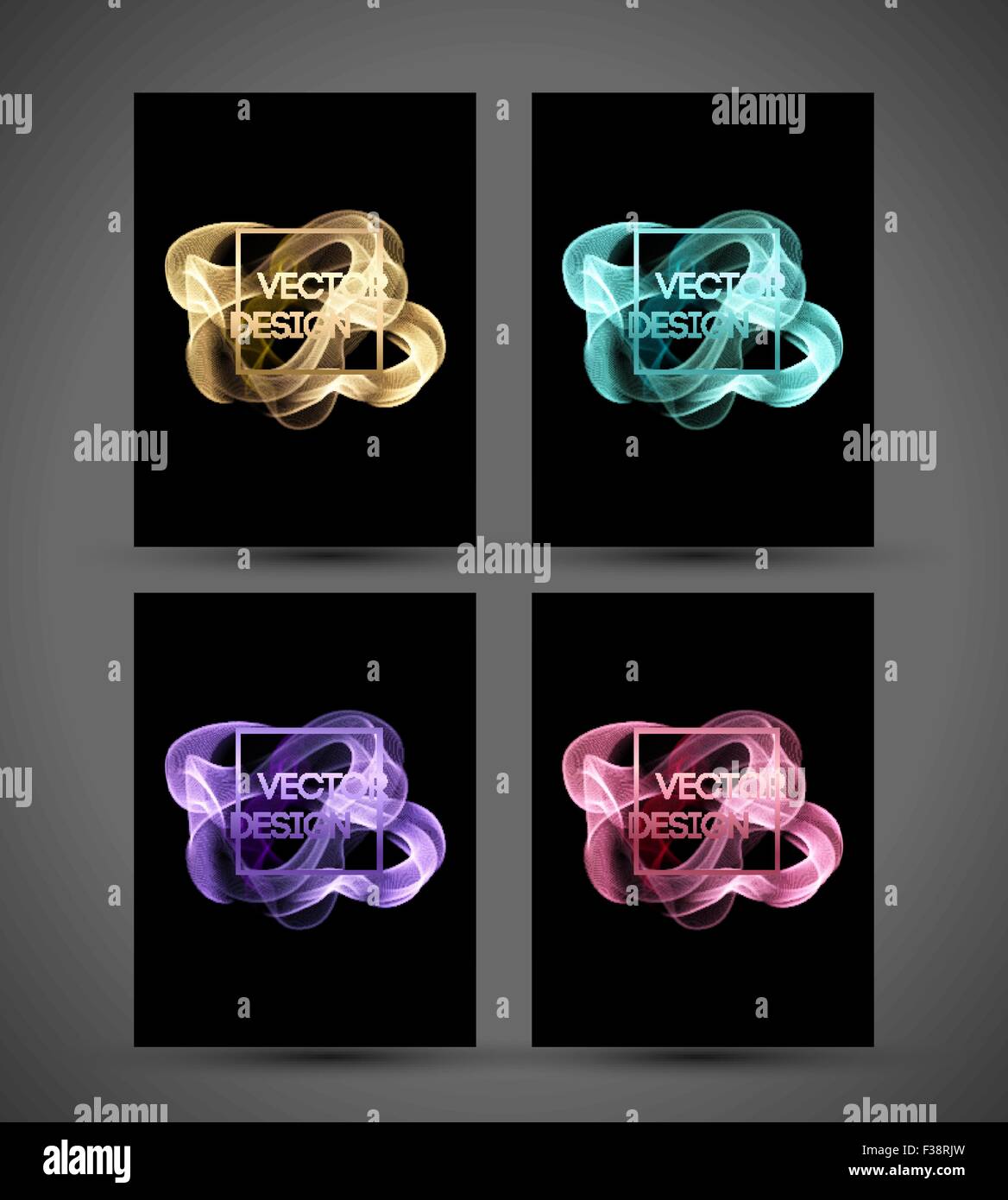 Wave smoke background. Vector illustration Stock Vector Image & Art - Alamy