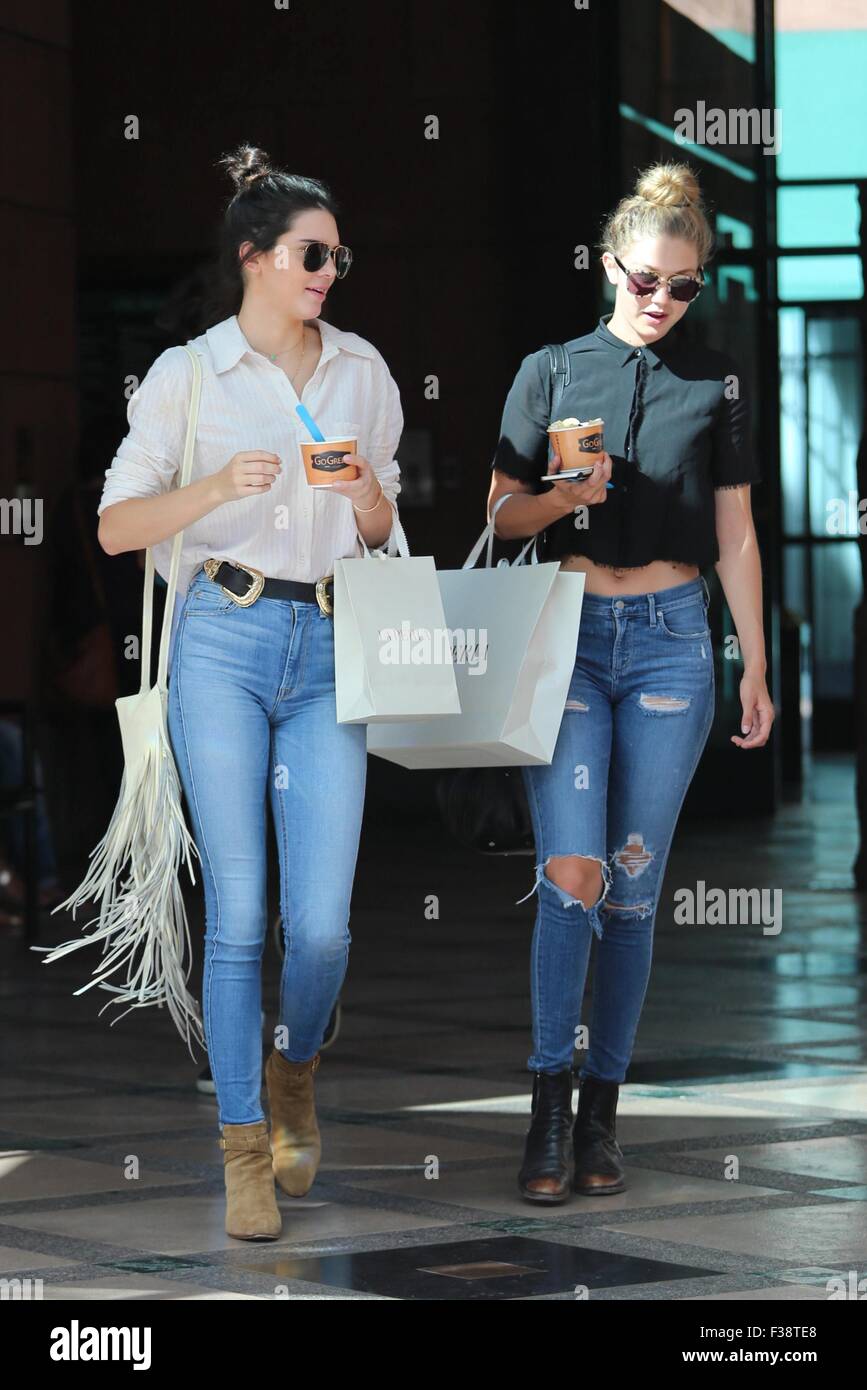 Kendall Jenner And Gigi Hadid Go Shopping In Beverly Hills
