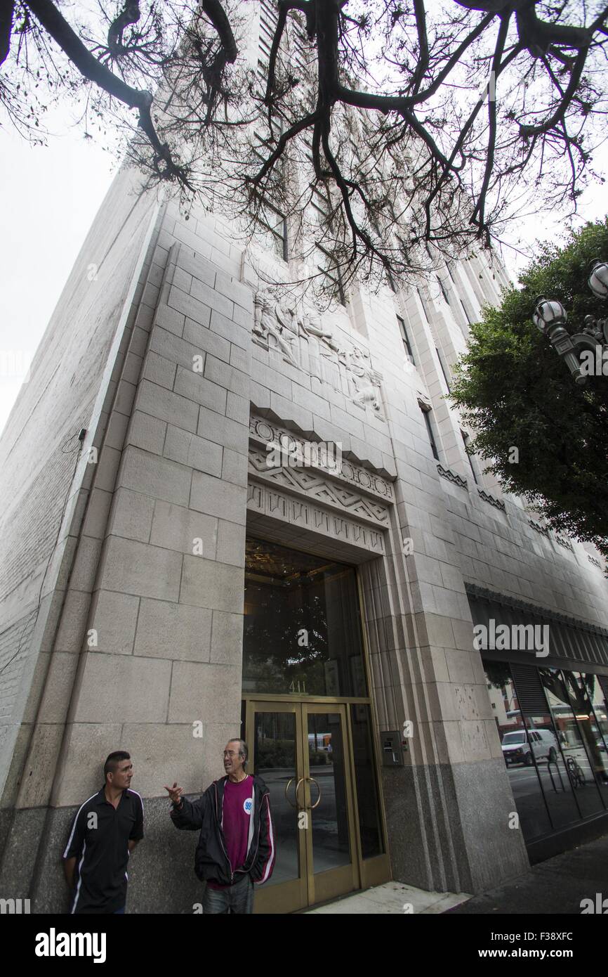 Los Angeles, California, USA. 15th Sep, 2015. Title Guarantee Building